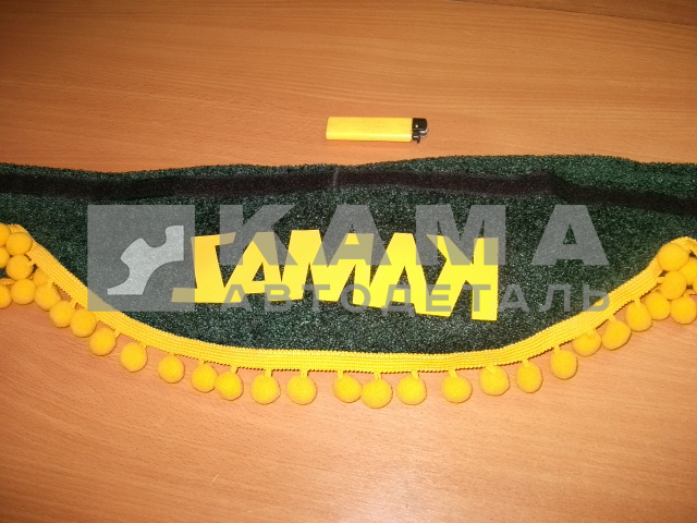 шторка лобового стекла декоративная (Бондо) "КамА"