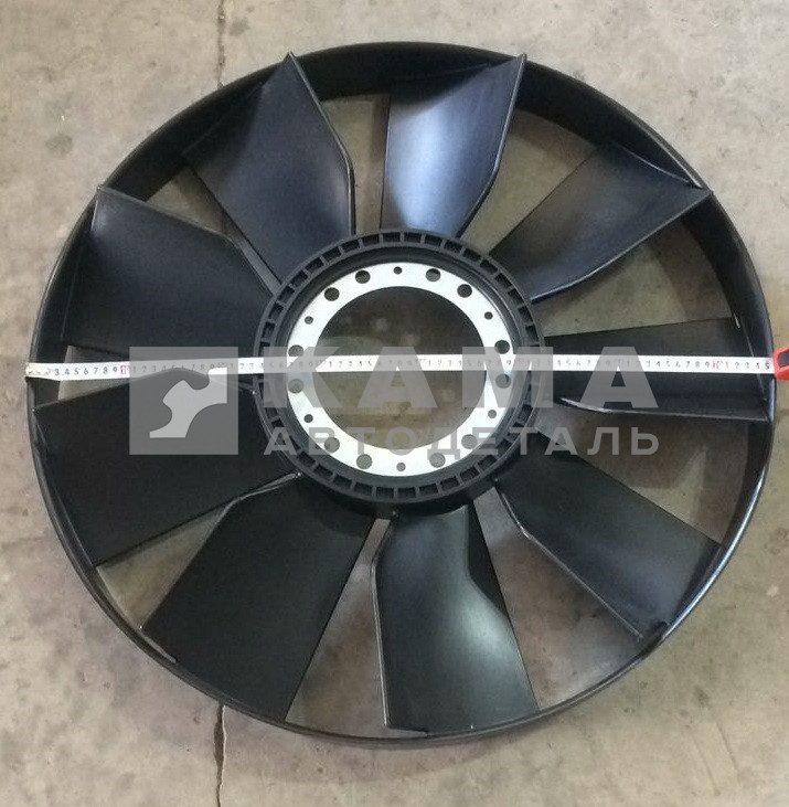 крыльчатка вентилятора Д758(754) "020003760"- Импорт, загнут.лопасти, С обечайкой