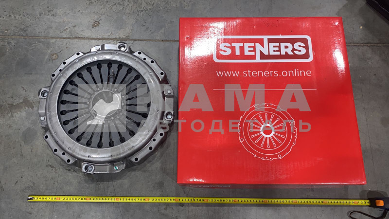 корзина сцепления 1диск.сцеп. "STENERS" Аналог SACHS 3482083118 (КПП: 154, ZF9S, ZF16S...) (диск нажимной в сборе, лепестковый)