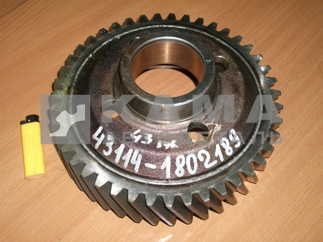шестерня РК низшей передачи 43114(4310)-1802189 (43зуб, с бронз.втулкой)