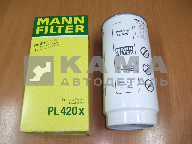 элемент Топл.Фильтра (ФГОТ) PL-420 ("MANN FILTER") Оригинал (UFI-2402800) 6660659520