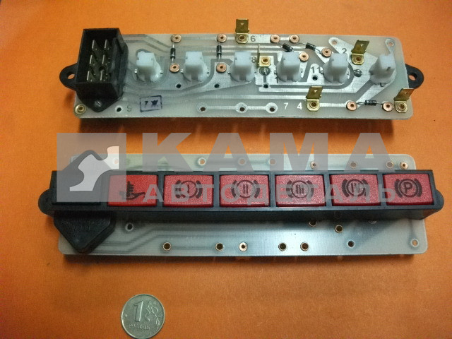 блок контрольных ламп ЕВРО 3803.23 (2312.3803010-23) 2312.3803-23 ("тормоза"; "ручник")