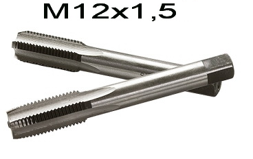 метчик ручной М12 х 1,5 мм.