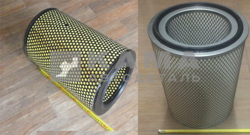 элемент Воздуш.фильтра КАМАЗ ЕВРО 6520 ("ТОЛСТЫЙ-УСИЛЕННЫЙ",D300мм/L460мм) (ДФ-202/"СЕДАН") 721-1109560-10 (Ф5)