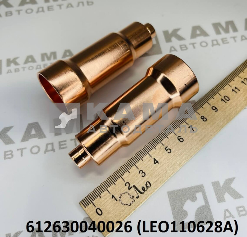 втулка (cтакан) форсунки двигателя Вичай(Weichai) WP10.336E53/WP12 (Е-3)/WP13 Shacman(Шакман)/Howo(Хово) LEO110628A (612630040026)