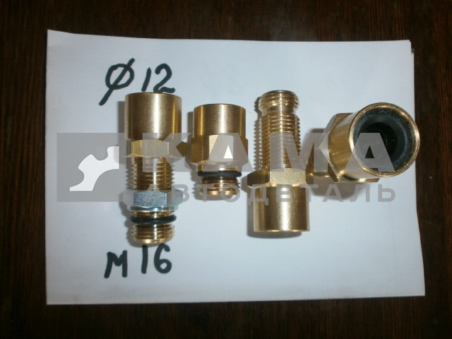 фитинг Металл. Прямой М16хД12 (45104-3506049-9085 / DS6510 12-M16х1,5-S) 144.115 (Ю19)