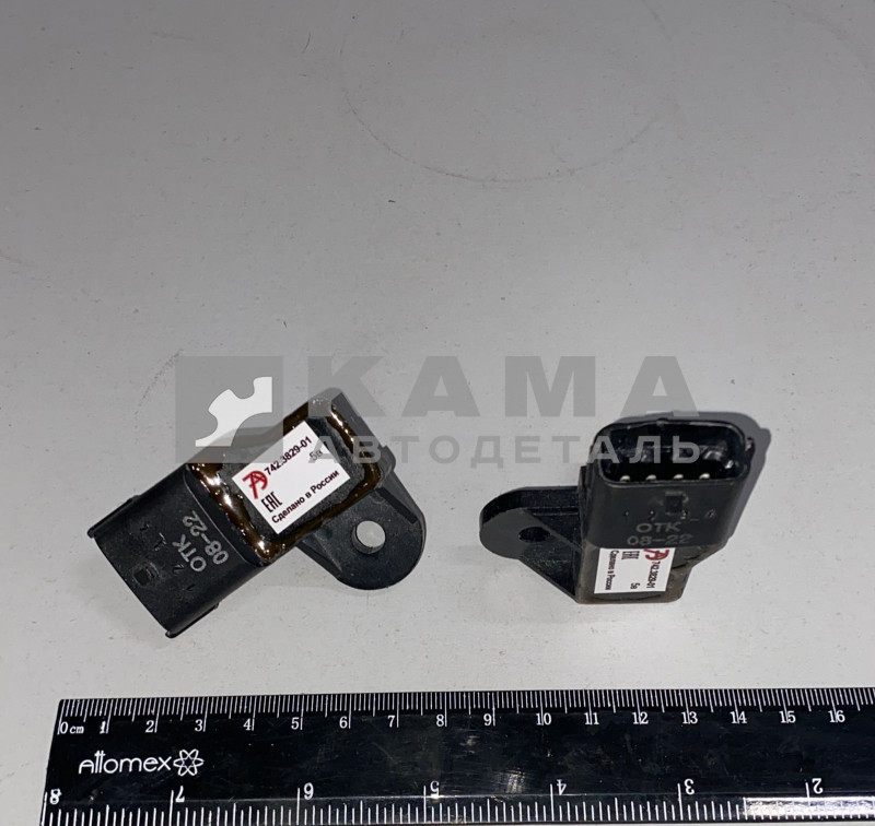 датчик давления и темп. Возд. турбонад. для ДВС КамАЗ 742.3829 (ан. 0 281 002 576)