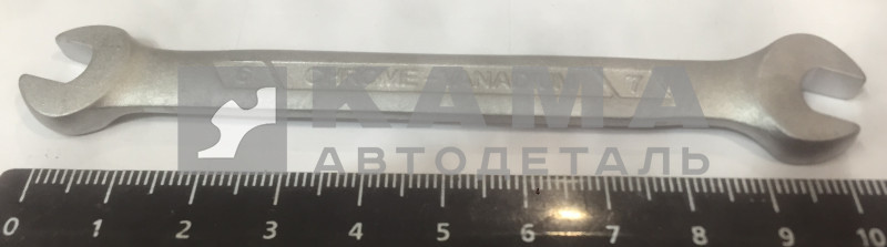 ключ рожковый 6х7 мм., цинк (КЗСМИ)// РОССИЯ (7540607/144305)