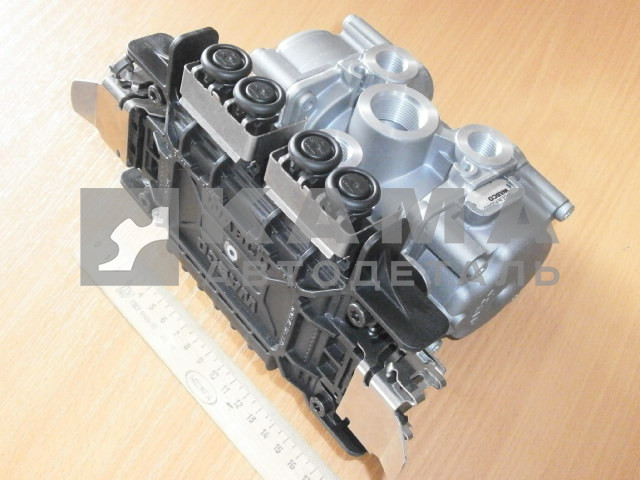 Блок управления АБС с клапаном воздухораспределительным (WABCO 400 500 0810) прицепы "НЕФАЗ" и др.