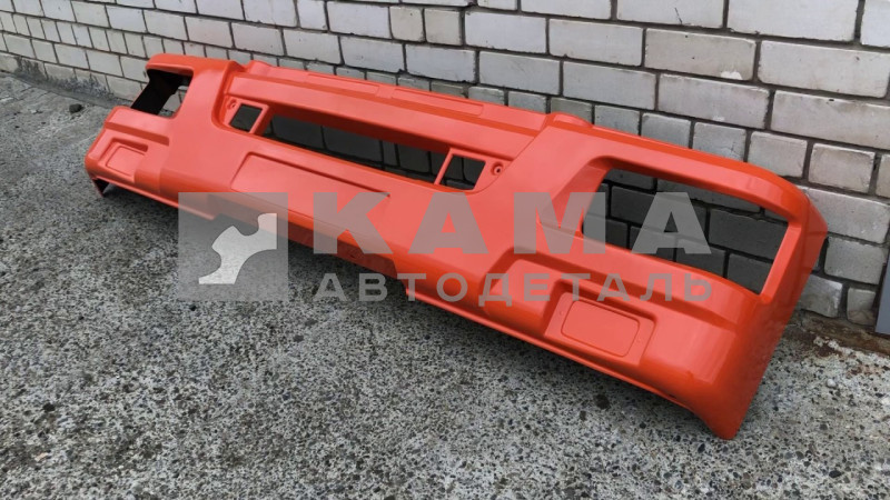 накладка бампера РЕСТАЙЛИНГ-"ВЕЗДЕХОД" (низкая) "ЭКОНОМ" 65115-8416015-50 КРАСНЫЙ RAL3000