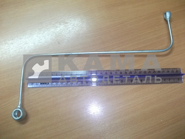 трубка ТНВД-ЭФУ ЕВРО на клапан, 7406.1022826 ЗАВОД (желез. КРИВАЯ 50см)*