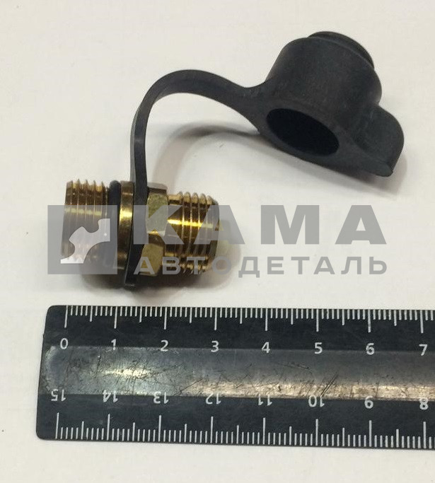 клапан контрольного вывода "CAMOZZI-Бронза" VPC2 М16х1,5-М16Х1,5-S (подкачка шин с колпач.) 13.3515310-10 /45104351531000