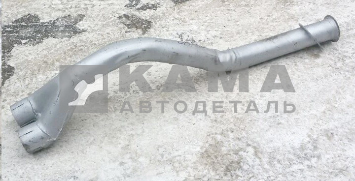 труба глушителя 53212-1203015-90 "Бензовоз", длинная с тройником (53212-015 90-50)
