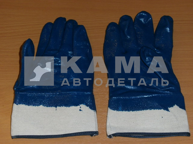 перчатки "КРАГА" обрезиненные СИНИЕ
