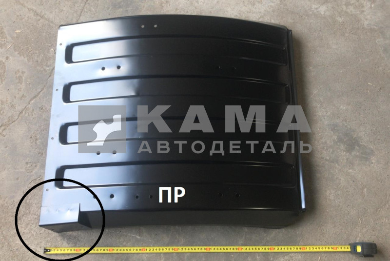 крыло Зад.колеса железное "ПОЛУКРЫЛОК №2" 6522-8404016 ПРАВОЕ*