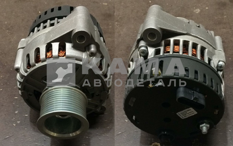 генератор 4522.3771-10 (10-ти руч.шкив, ЕвроФИШКА!!! ) 28V-80А "ПрамоELTRA" ЕВРО4