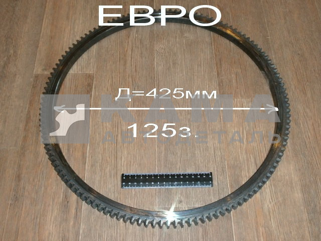 венец маховика ЕВРО 7406.1005125 (обод зубчатый маховика) 1диск.сцепл.