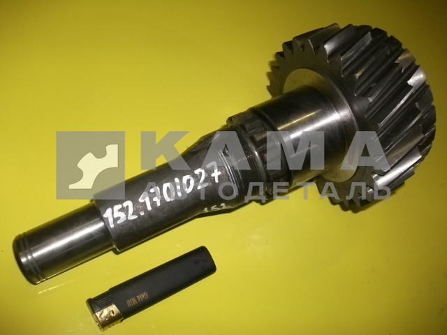 вал КПП первичный 027 КПП-152 ЕВРО ("короткий") голый (ОАО КамАЗ) 152.1701027*