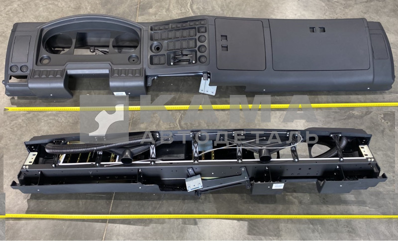 панель приборов в кабину ЕВРО-4 (под приборы "ЭЛАРА" "подсобранная" без приборов/клавиш) 5325020-10