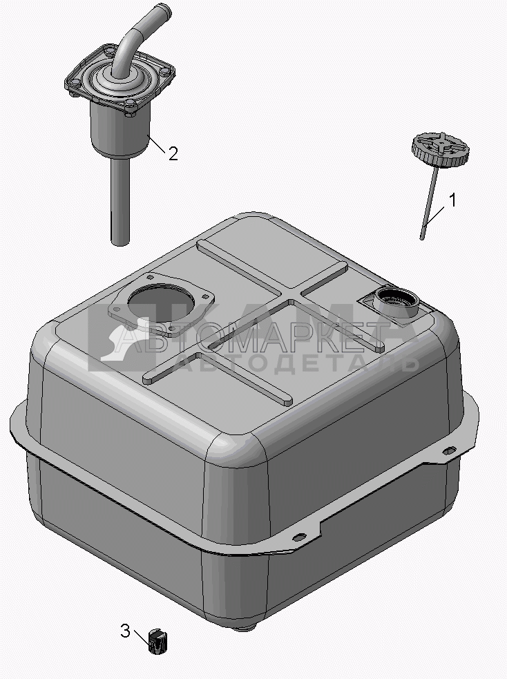 бак масляный 5511-8608010 (гидробак самосвала ст.обр.)