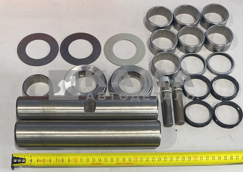 шкворень 53205 РемКомплект (2 шкворня в сборе с втулками/шайбами/подшипником) 53205-3001019