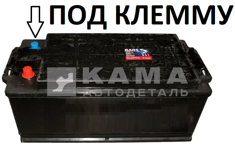 АКБ 6СТ - 190 А/ч "BARS/Black Machine" (клемма/конус) 524х239х223