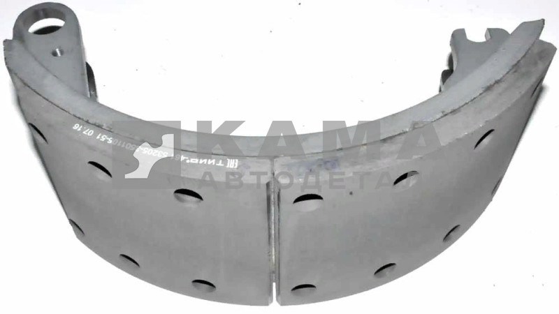 колодка тормозная 53229-3501090-50/51 литой корпус (с укороченной накладкой)