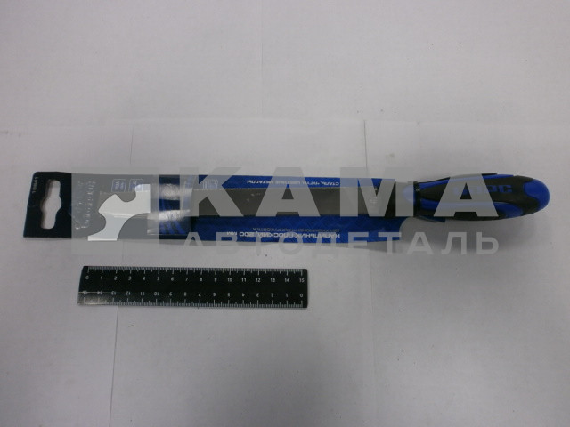 напильник плоский L-200 мм., двухкомпонентная рукоятка// БАРС (15841)