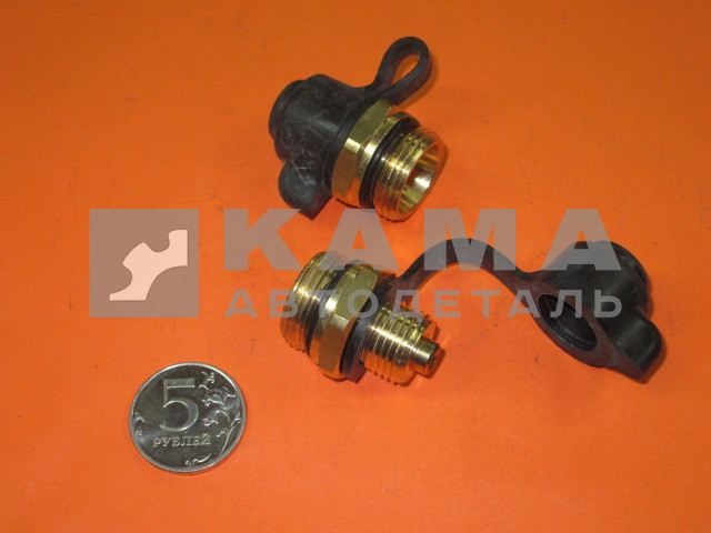 клапан контрольного вывода "CAMOZZI-бронза" VPC2 М22х1,5-М16Х1,5 (подкачка шин с колпач.) 13.351531/ РП16-351531/45104351531000