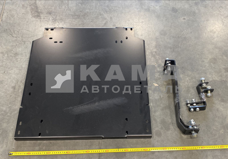 защита двигателя КамАЗ В СБОРЕ (УНИВЕРСАЛЬНАЯ, С кронштейнами) ДВС КАМАЗ