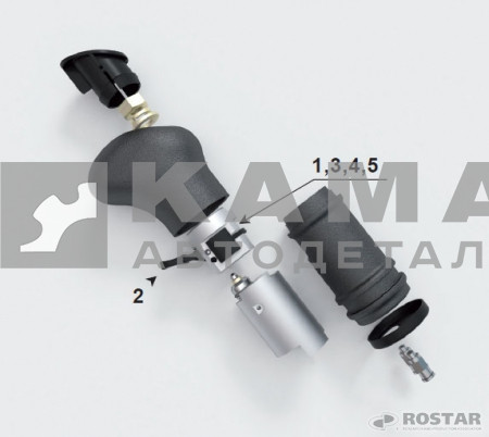 р/к ручки переключения КПП "РОСТАР-ZF" (вверх/низ) 04102-413 РК (413-1772021++)