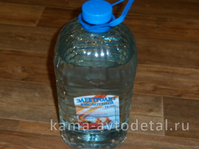 электролит 6,36кг (1,28г/см) 