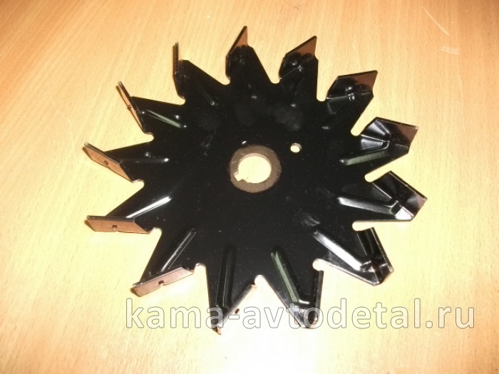 крыльчатка-вентилятор генератора ЕВРО (Чебоксары черный) 