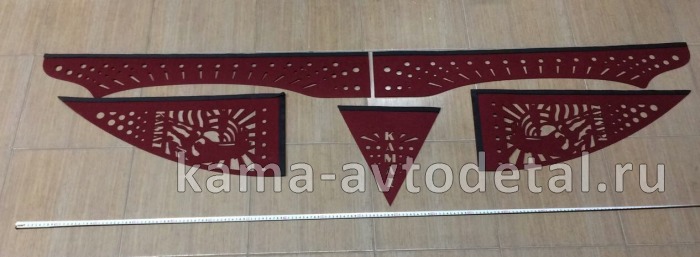 шторы К-Т из 2-х:"ДУПЛЕКС" 2-х сторонние (Лобового+Бокового стекла (Бондо)) 20012