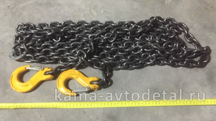стяжка груза цепь с 2-мя крюками D-8 мм., 6м, 2-8т. (1СЦ 2,0) мал. 
