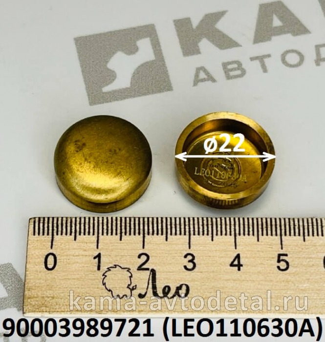 заглушка D-22 Вичай WP10/WD615 LEO110630A (90003989721) Шакман/Хово LEO110630A /90003989721