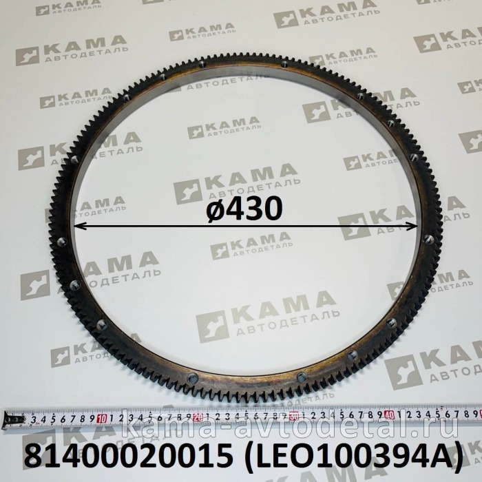 венец маховика Вичай WD615/WP10/WP12 LEO100394A 159 зубьев (81400020015) Шакман/Хово/Ситрак LEO100394A /81400020015