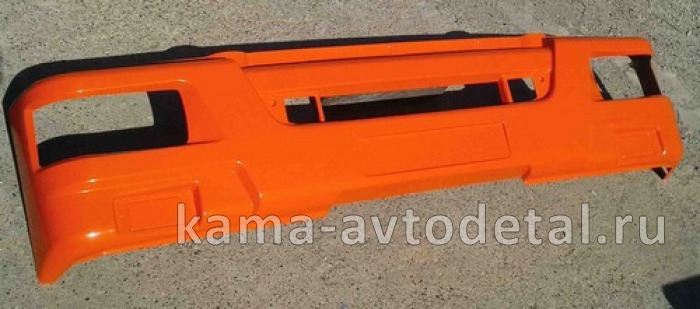 накладка бампера РЕСТАЙЛИНГ-"ВЕЗДЕХОД" (низкая) "ЭКОНОМ" 65115-8416015-50 ОРАНЖЕВЫЙ 65115-8416015-50Э