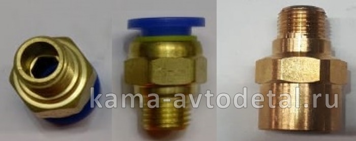 фитинг Металл. Прямой М10хД8 шаг-1 (45104-4720001-9085 / D6510 05-02-S (1/8))(Ю12)144.110 