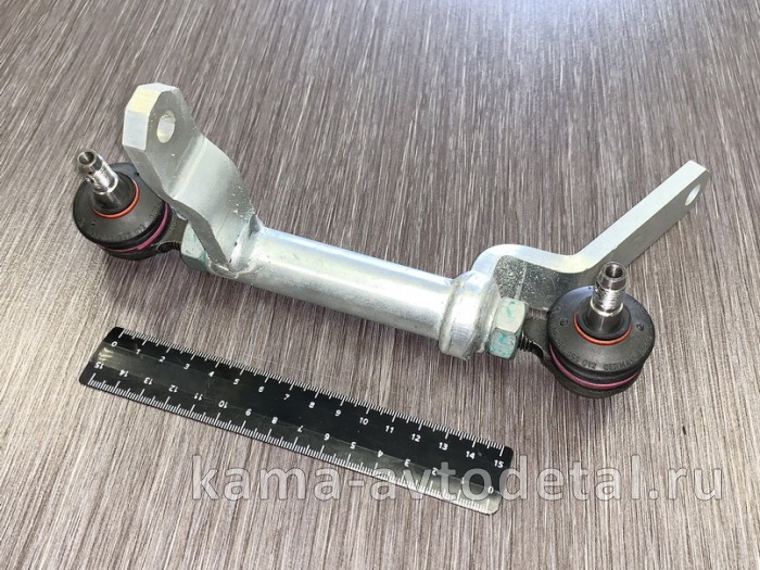 тяга кулисы КПП-ZF КАМАЗ 5490 в сборе с наконеч. A3742600037 (тяга задняя) (дв.Мерседес) A3742600037