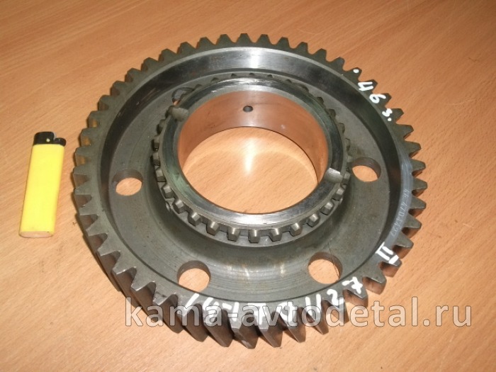шестерня КПП вторич.вала 2-й передачи 14.1701127 (46з.) ЗАВОД* 14.1701127