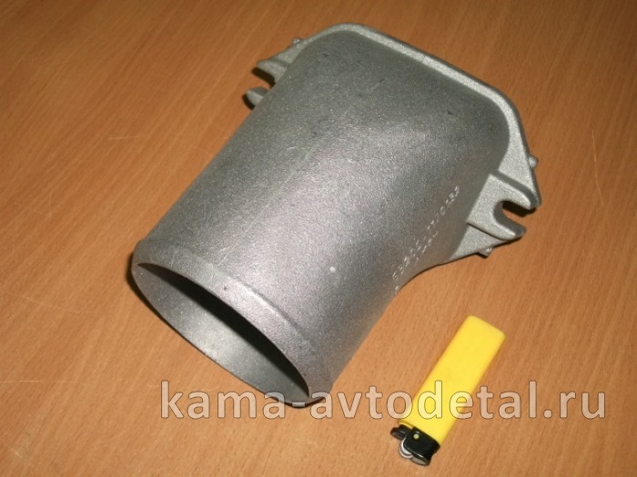 патрубок впуск сист подводящий (алюминиевый на интеркуллер) 53205-1170132 (короткий) 53205-1170132