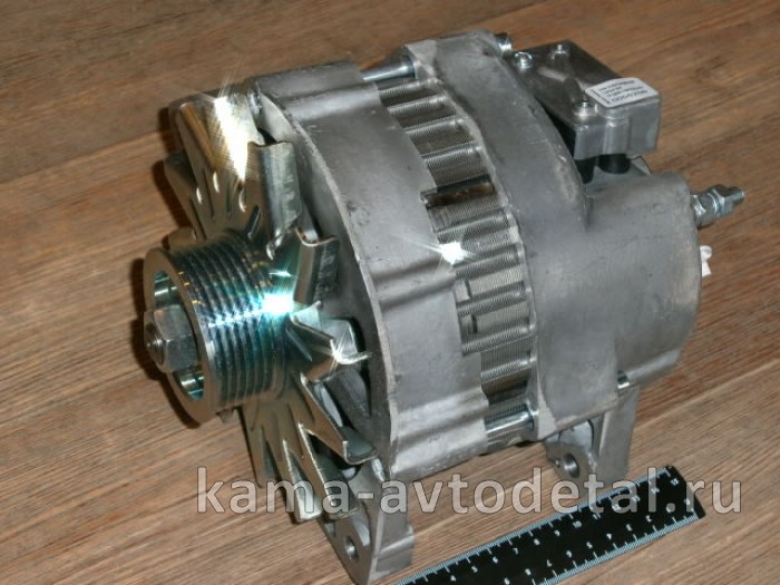 генератор 3142.3771"большой"(6-ти руч.шкив) 28V-90А."ПРАМОELTRA" (ан. 4001.3771/3122.3771/6582.3701) 3142.3771