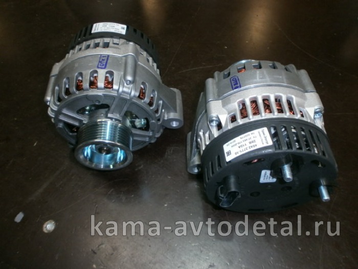 генератор 4542.3771-10 (6-ти руч.шкив, ЕвроФИШКА!!! )28V-110/125А "ПРАМОELTRA"(ан.0124655049)ЕВРО4 4542.3771-10