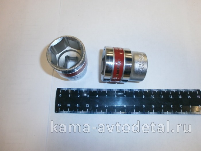 ключ-головка торцевая х27 мм, 6-гранная, под квадрат 1/2" (54527) 54527 ключ-головка торцевая х27 мм, 6-гранная, под квадрат 1/2" (54527) 54527