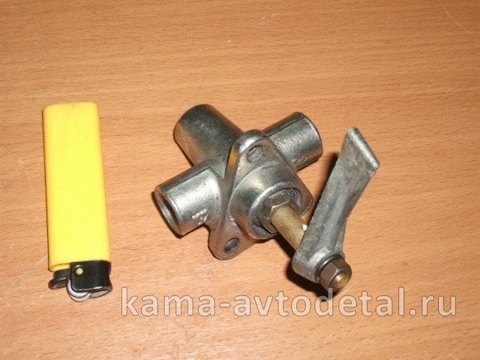 кран переключения между баками УАЗ (железный) 69.1104160 69.1104160 кран переключения между баками УАЗ (железный) 69.1104160 69.1104160