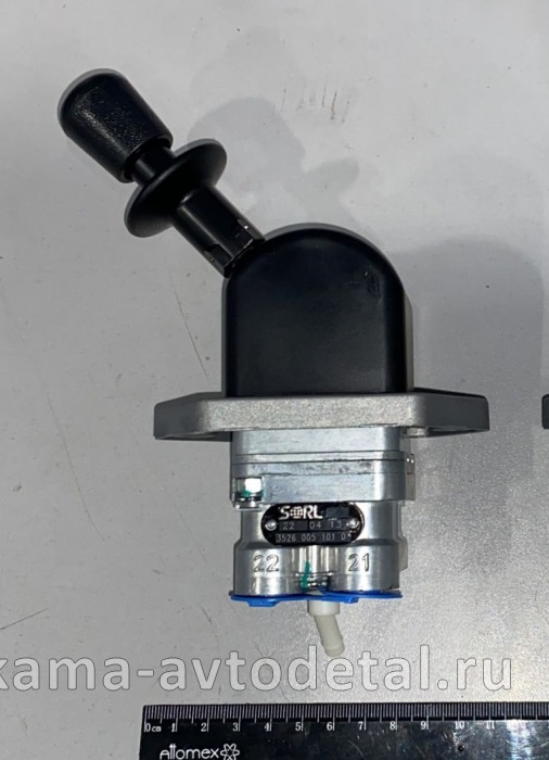 кран ручного (стояночного) тормоза ЕВРО SORL 3526 005 1010 (3 вывода) 35260051010