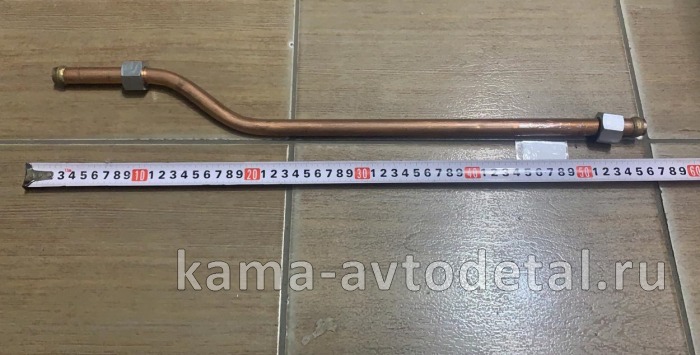 трубка компрессора 1-ц 6520-3506190-22 "ЗАВОД" (Медная, от компрессора)* 6520-3506190-22