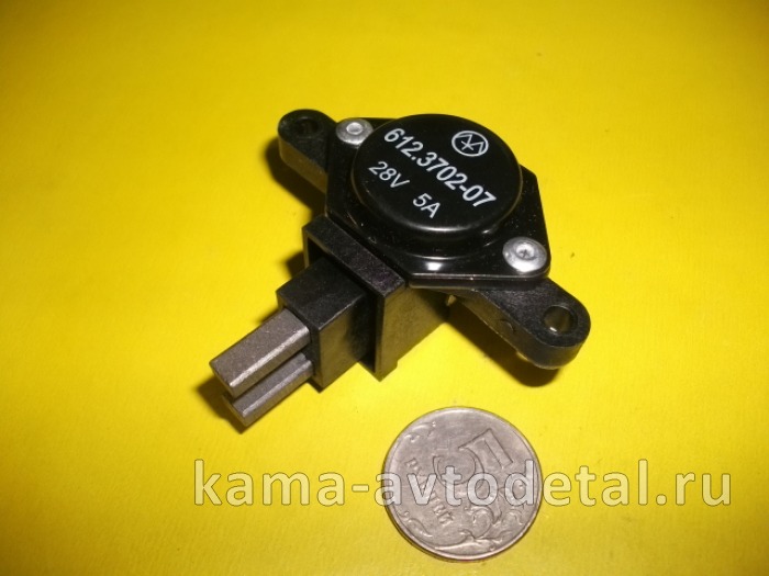 щеткодержатель генератора ЕВРО 612.3702-07 (реле генератора/зарядки интегральное с щетками) 612.3702-07 щеткодержатель генератора ЕВРО 612.3702-07 (реле генератора/зарядки интегральное с щетками) 612.3702-07