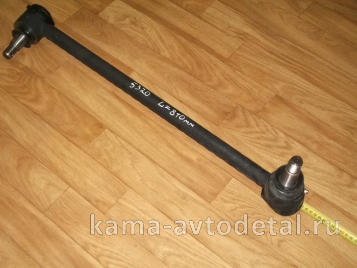 тяга рулевая продольная (сошки) 5320 стар.обр. РЕМОНТ (прямая"тонкая",L810мм) 5320-3414010 5320-3414010Э тяга рулевая продольная (сошки) 5320 стар.обр. РЕМОНТ (прямая"тонкая",L810мм) 5320-3414010 5320-3414010Э